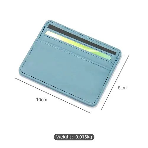 PU Leather Card Holder – Slim and Stylish Minimalist Wallet